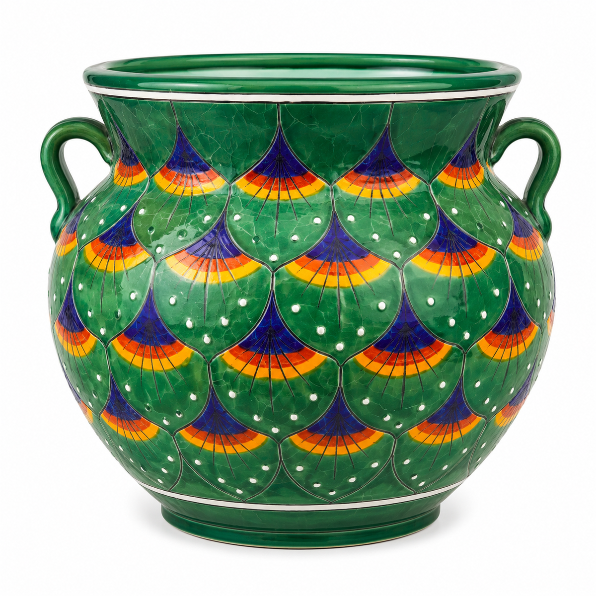 Ceramic Planter Pot with Handles